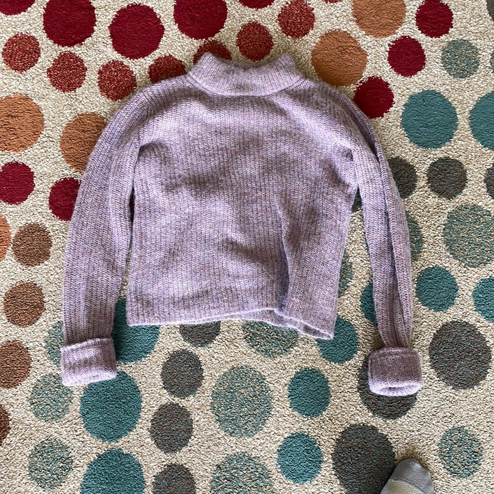 Purple Topshop high neck sweater!